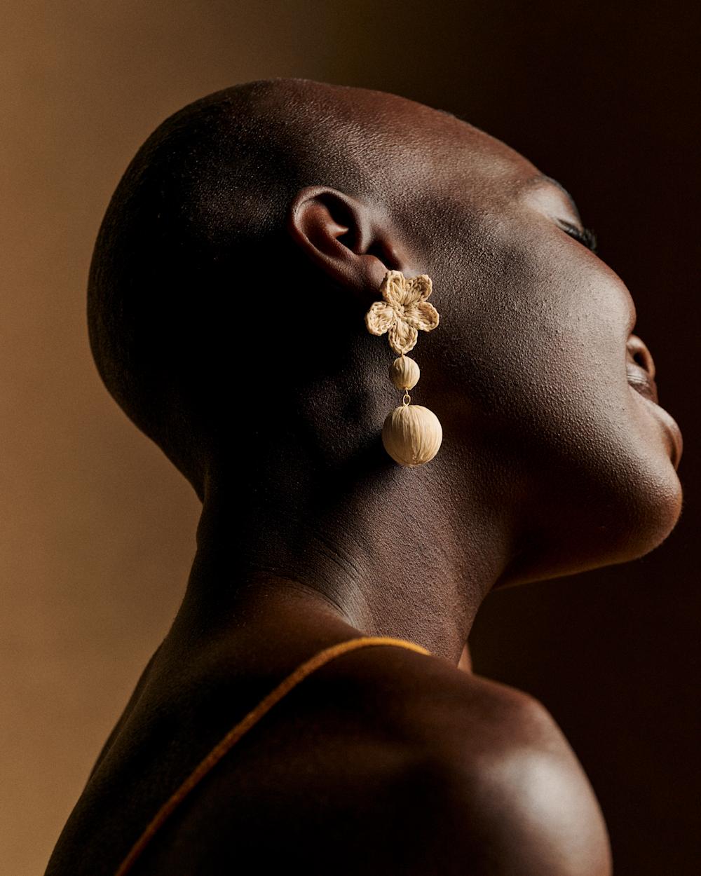 Ninon Earrings - Natural