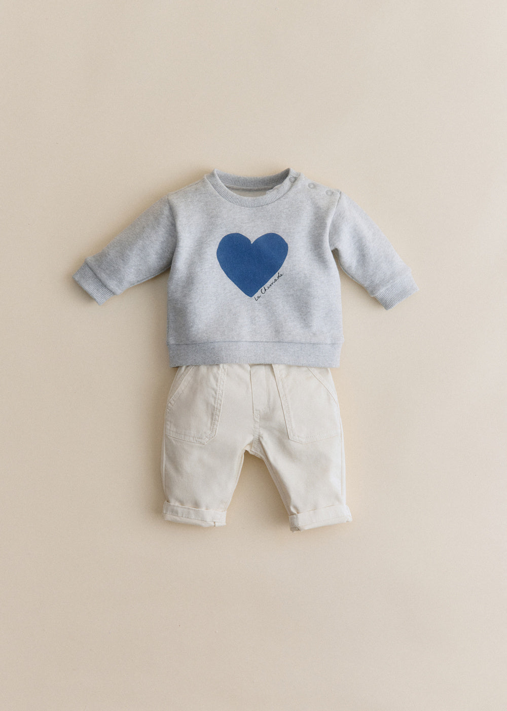 La Chamade Sweatshirt - Grey Marl Indigo