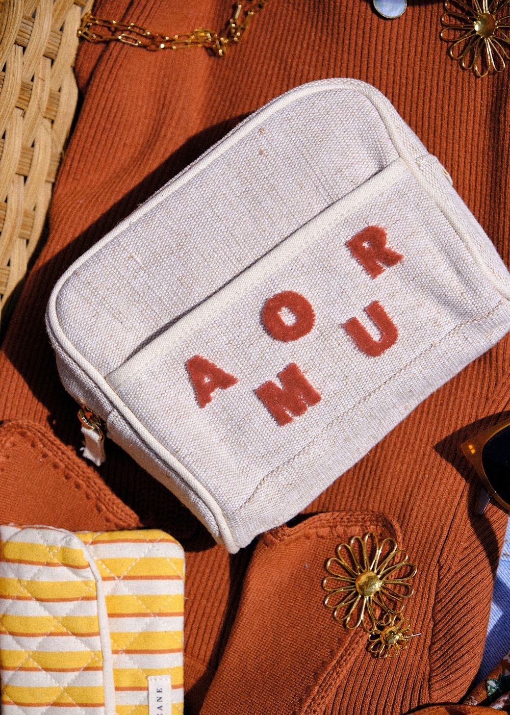 Jute Amour Beauty Case - Love Blush