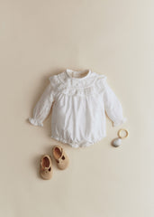 Mellie romper suit - Ecru
