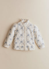 Ambre Shirt - Blue Bouquet Embroidery