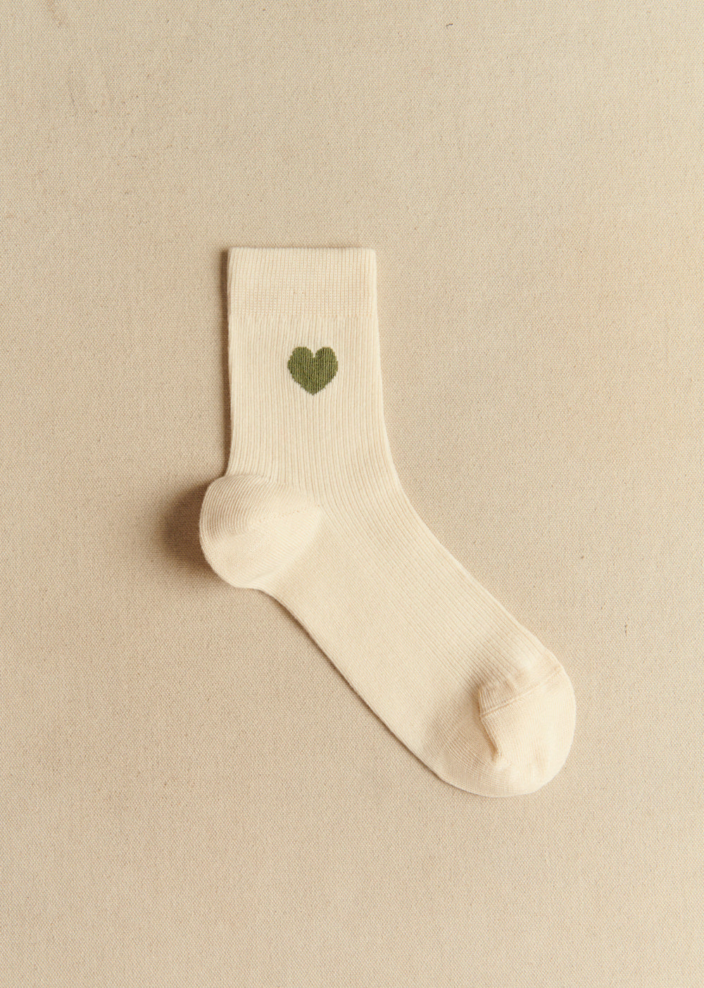 Heart Socks - Sage