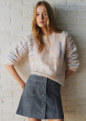 Line Jumper - Sézane X Sea NY - Nude Patchwork Print