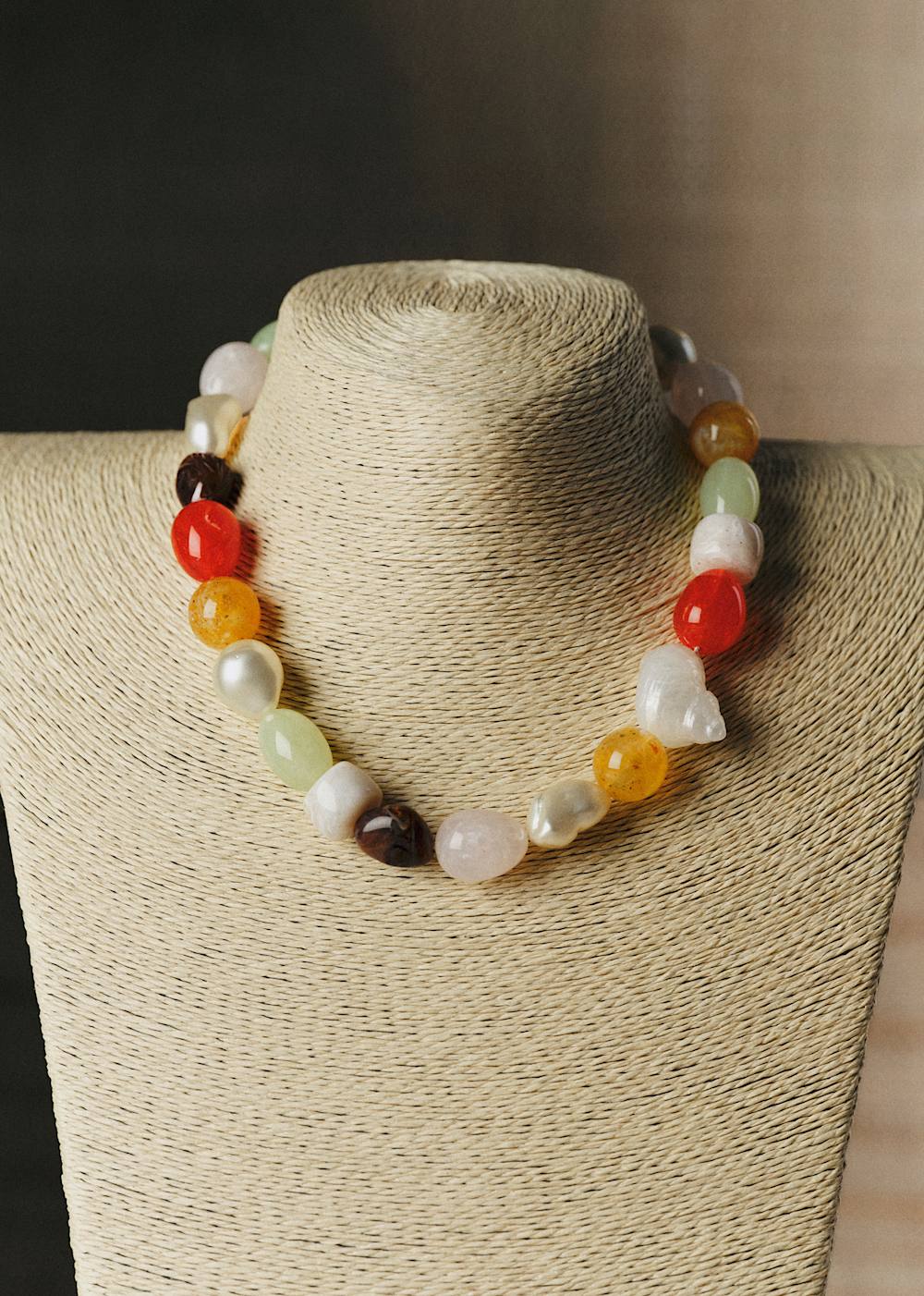 Joanna Necklace - Pink Multicolored