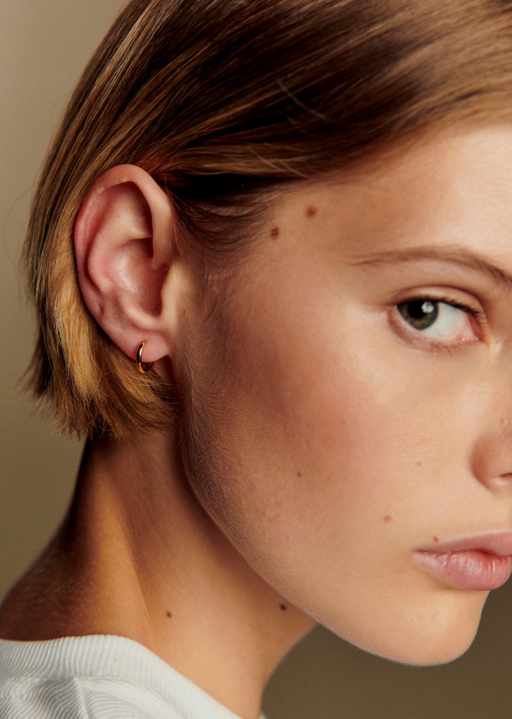 Eva Small Hoops - Gold