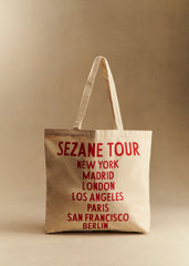 Sézane Amour Tour  Maxi totebag - Red Love