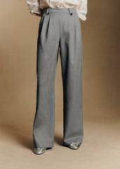 Loulou Trousers - Light Grey