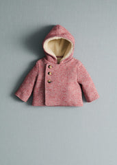 Artus Coat - Pink Tweed