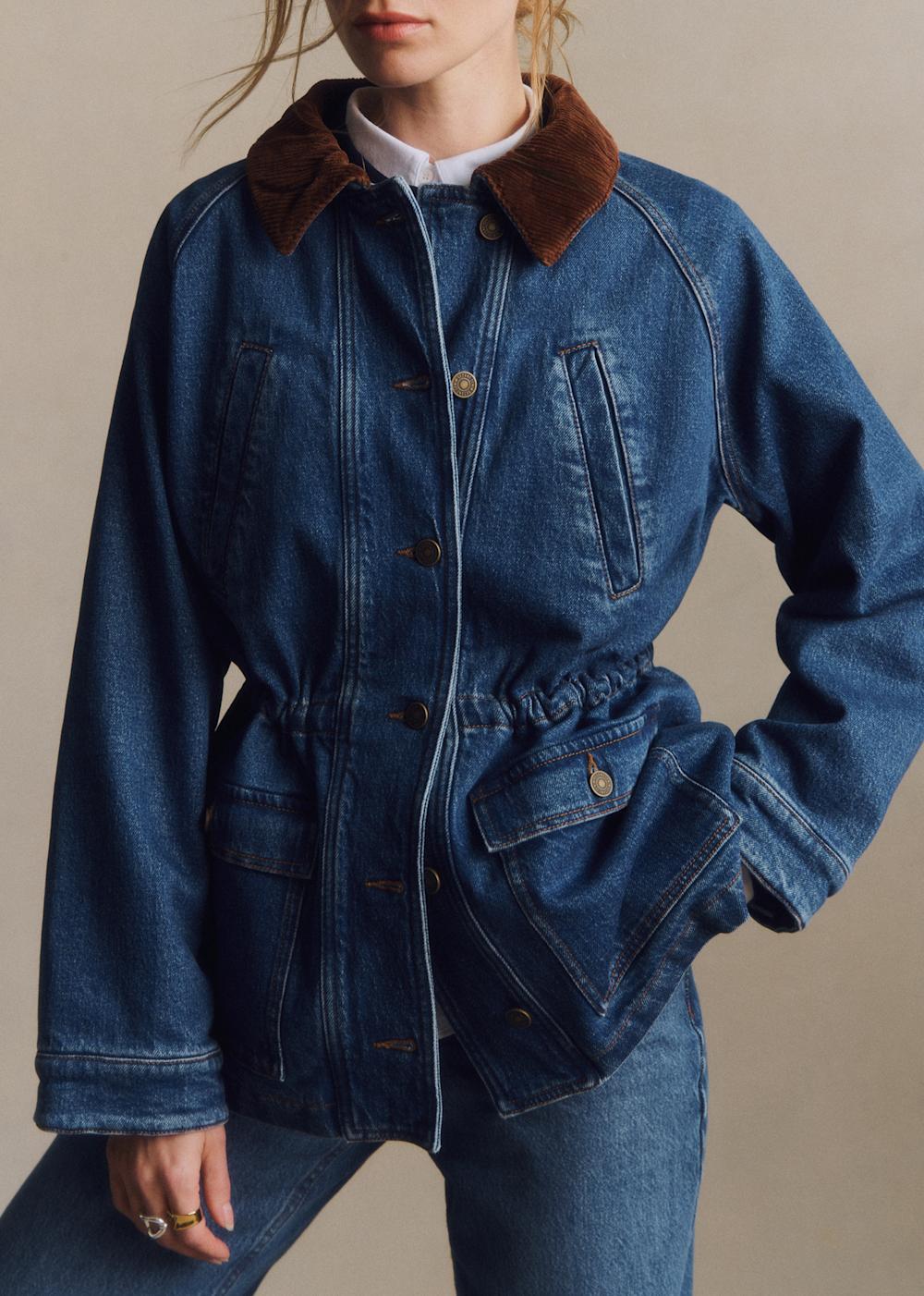 Edgard Coat - Denim Blue