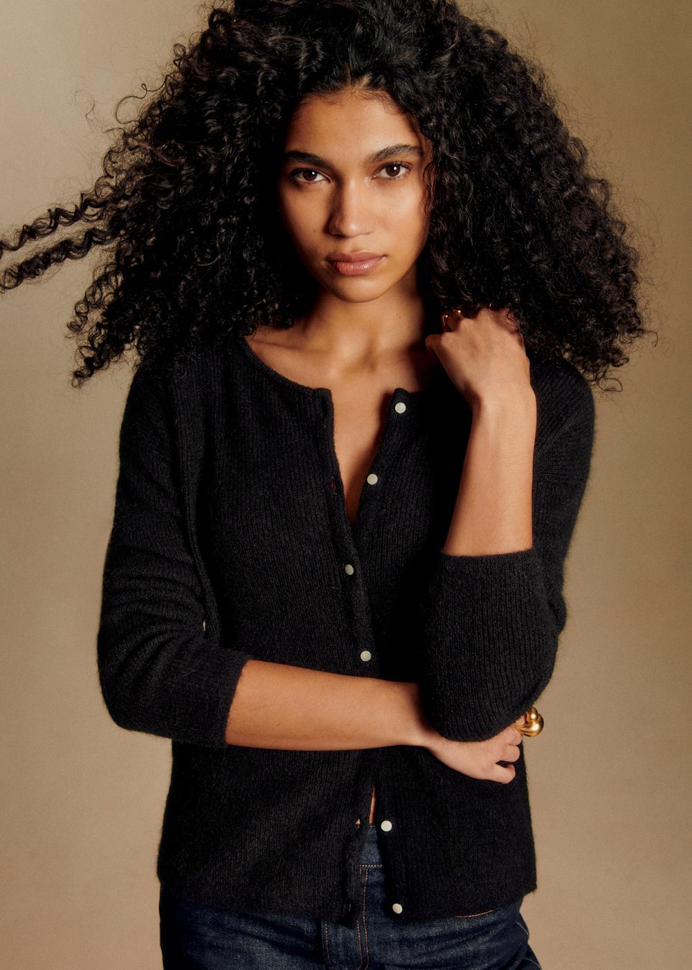 Gaspard Cardigan - Black