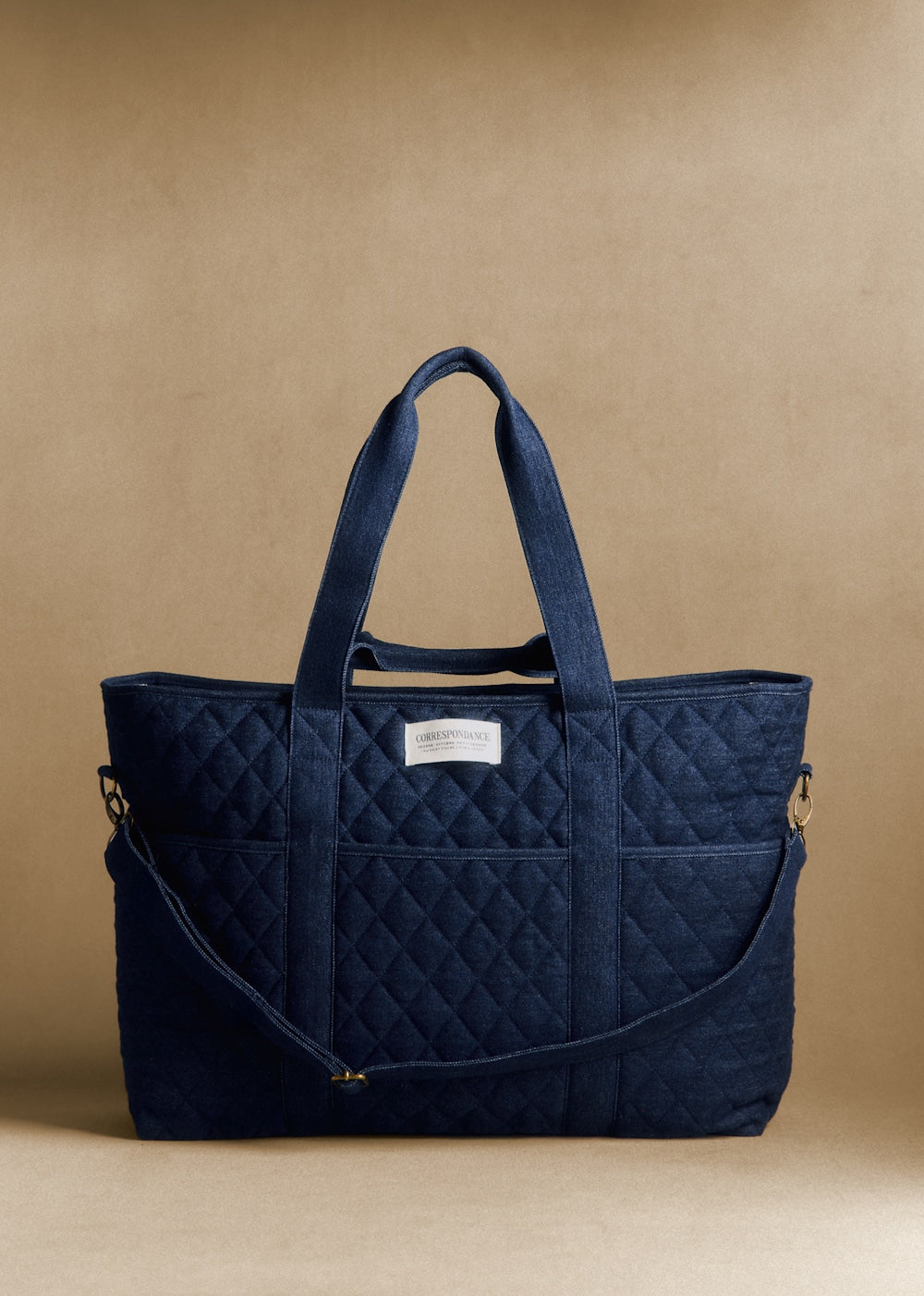 Weekender Tote bag - Quilted Denim