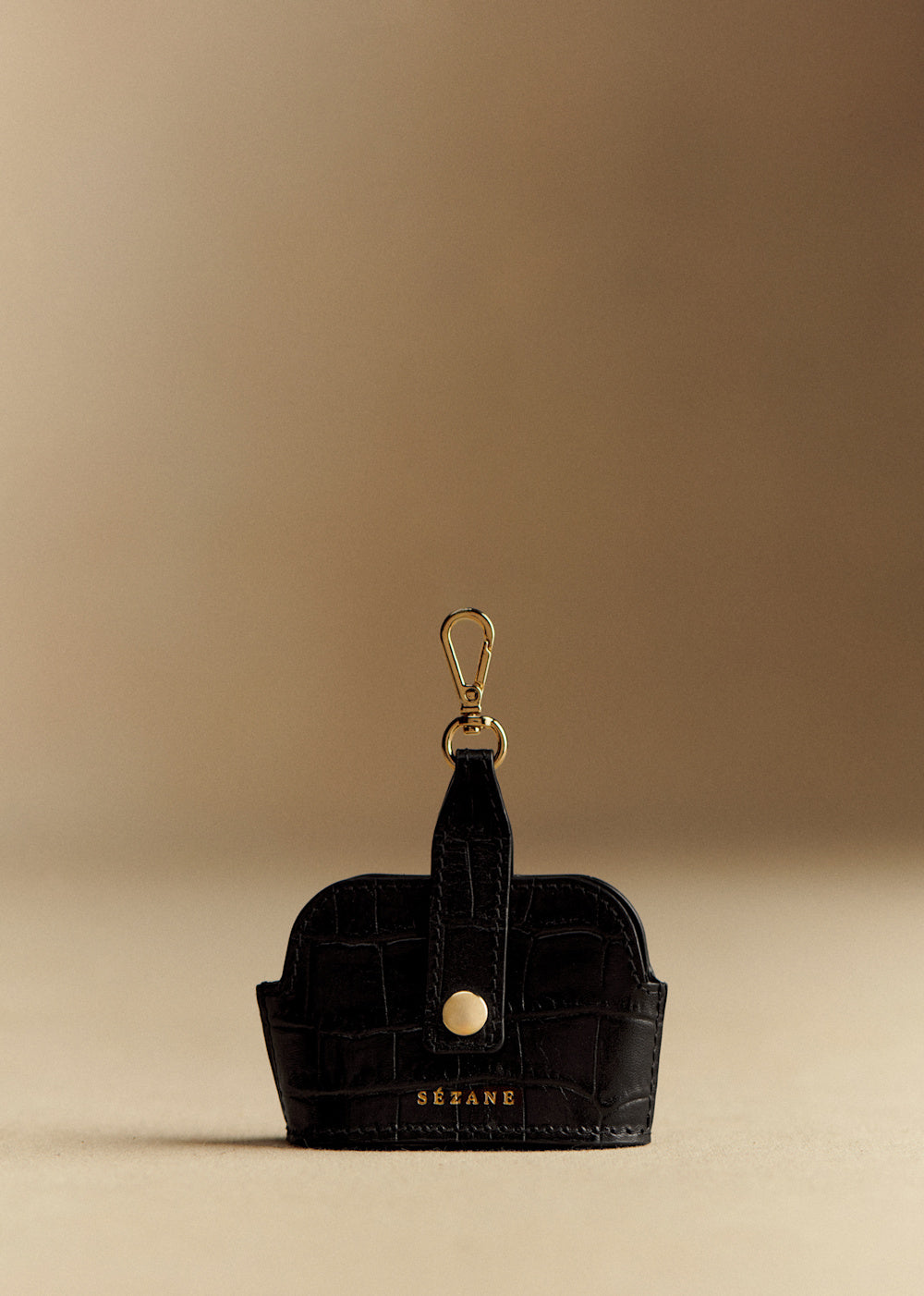 Victor AirPods rings - Black Crocodile Print