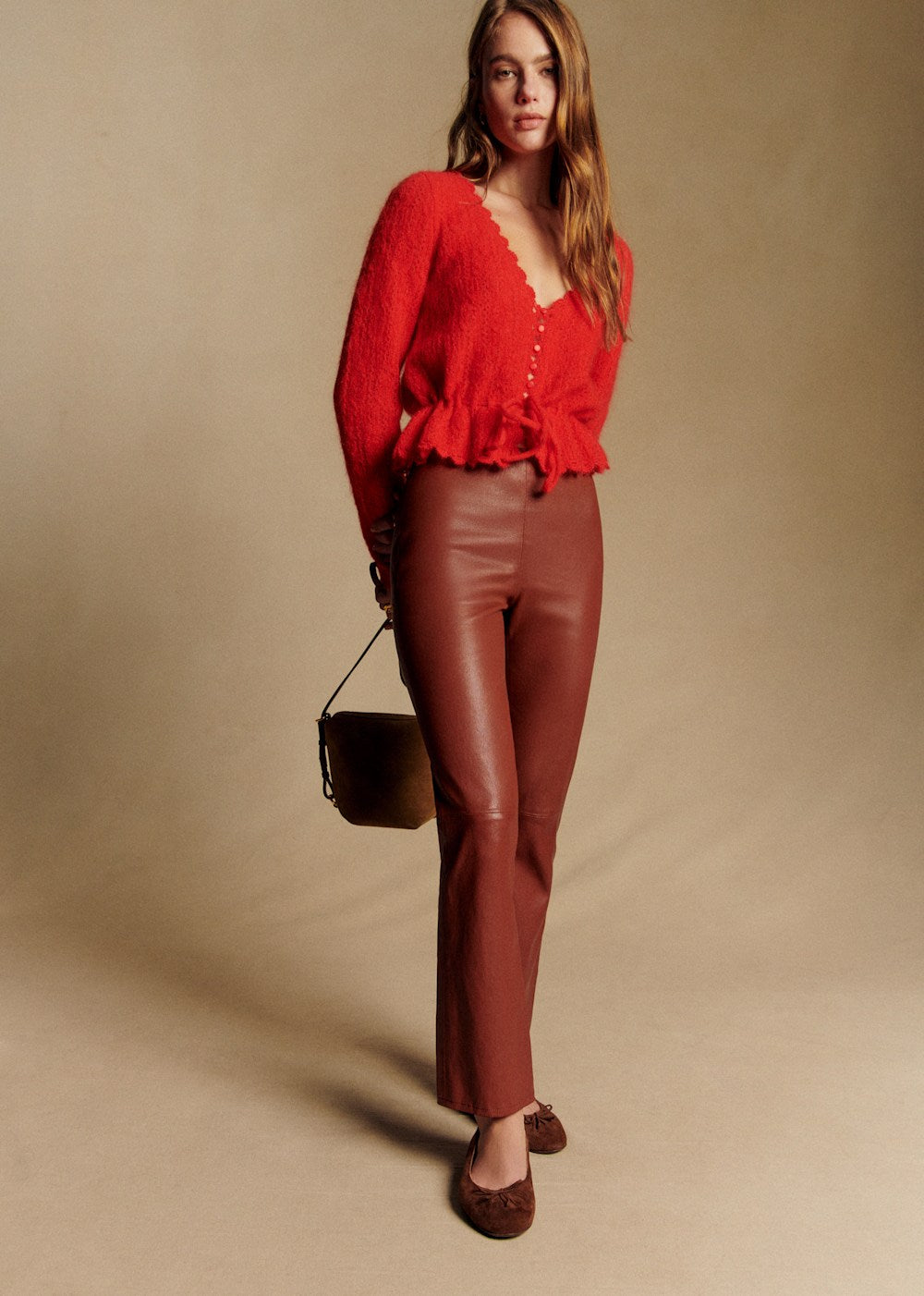 Ciara Trousers - Chestnut