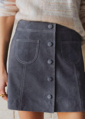 Liriana Skirt - Sézane x SEA NY - Dark Vintage Blue