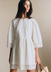 Mazarine Dress - Ecru