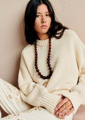 GRETA Necklace - Brown