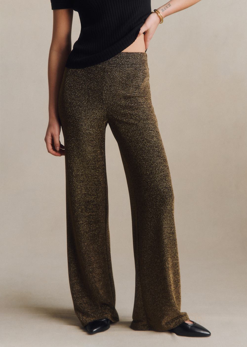 Livio Trousers - Gold