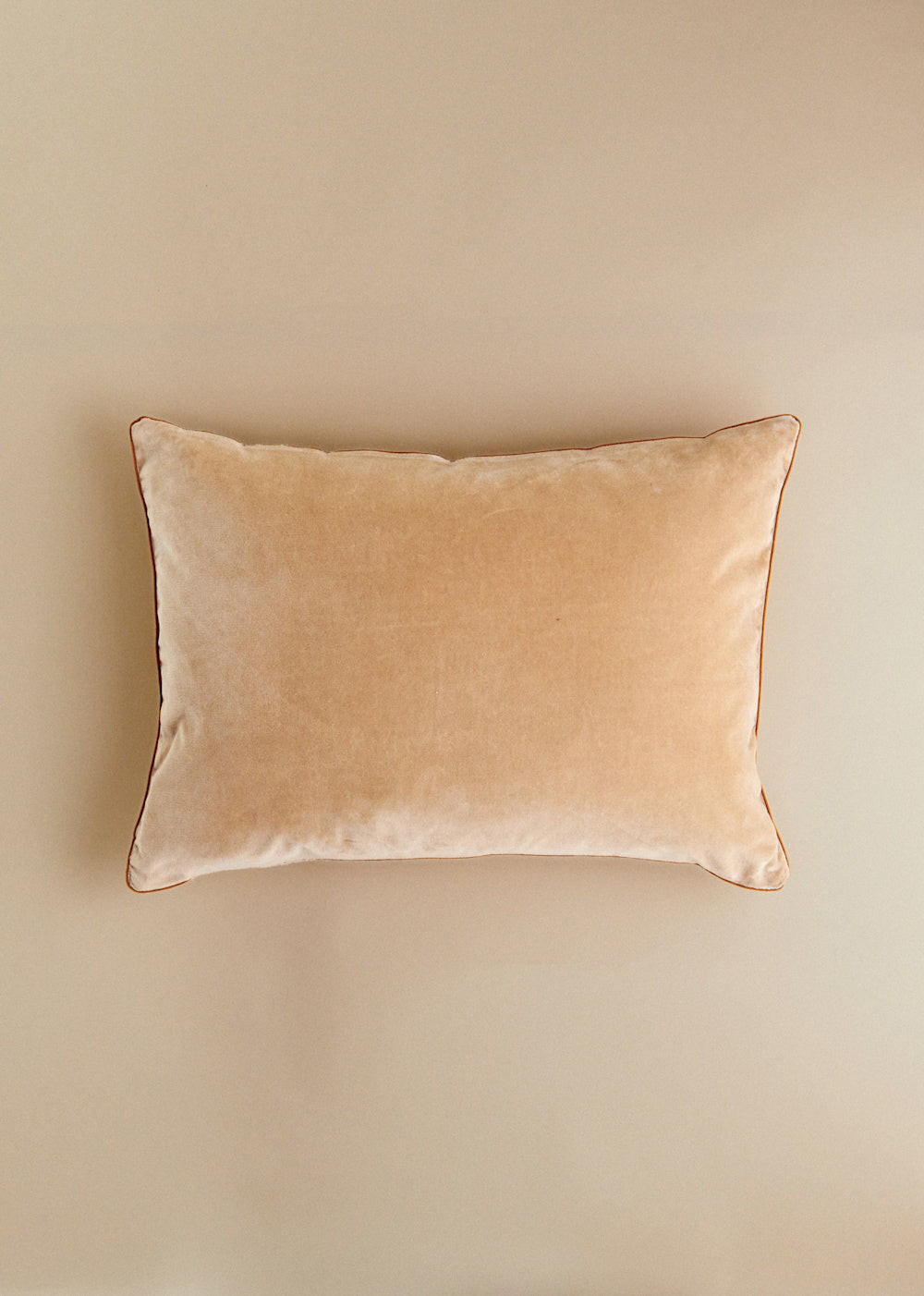 Velvet Edition Cushion - Large model - Beige