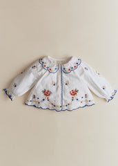 Annie Blouse - Spring Placed Embroidery