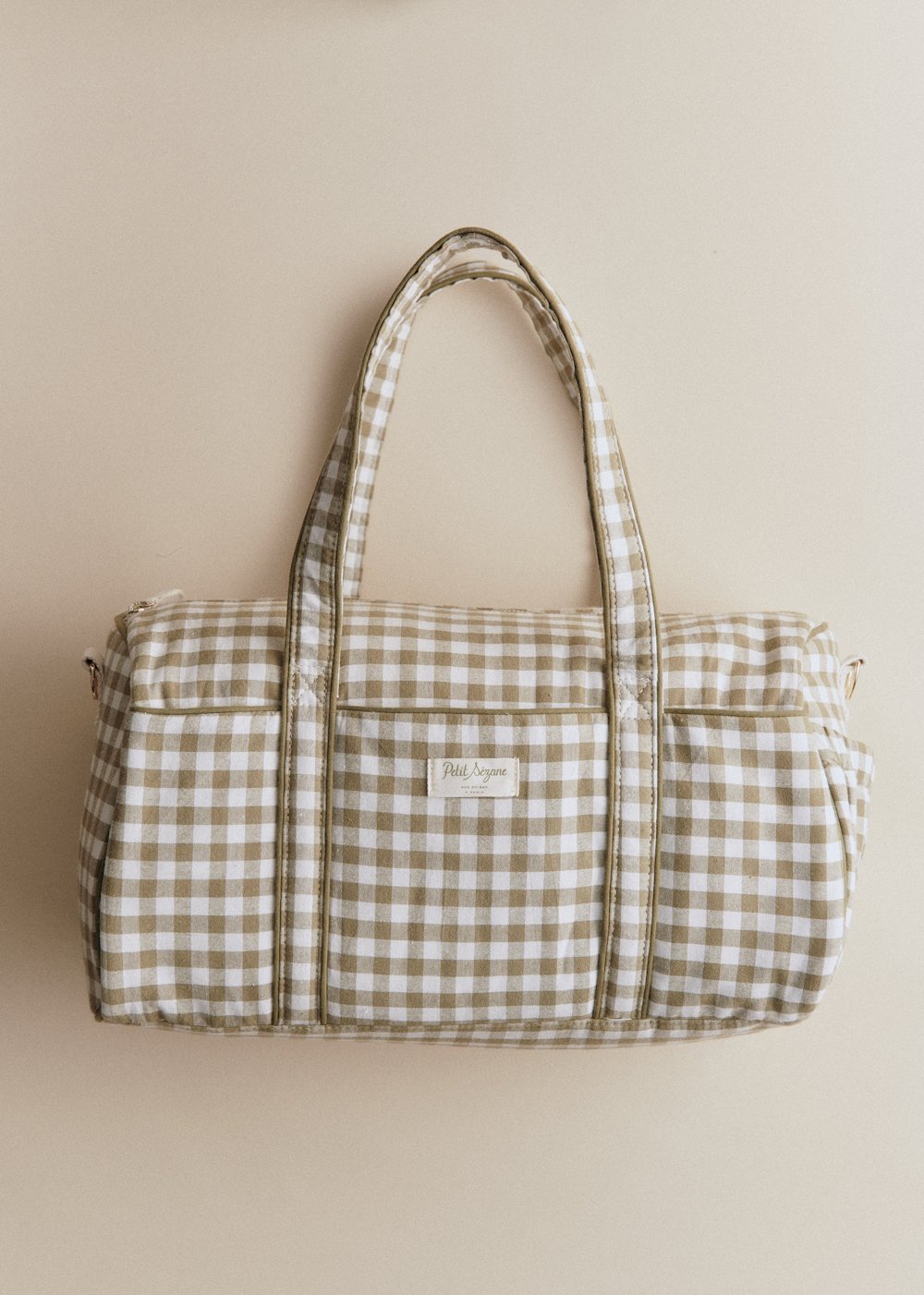 Diaper Bag - Green Gingham