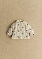 Chlo Bébé - Petit Sézane x Antoinette Poisson - Stripes Embroidery Buttonholes