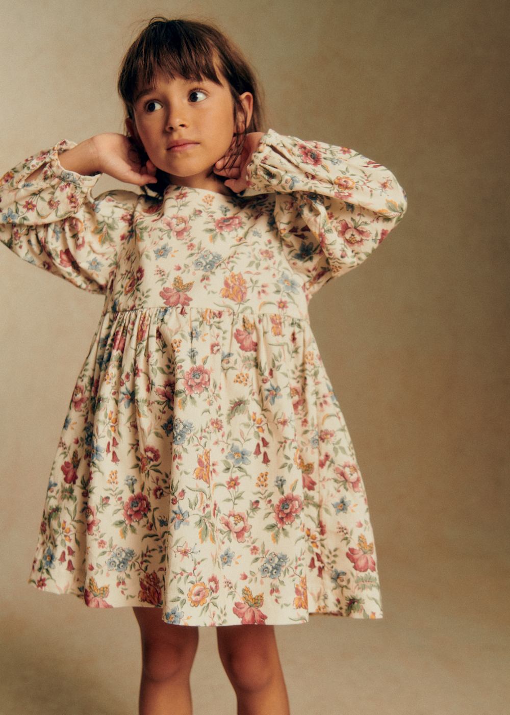 Azélie Dress - Floral Faience