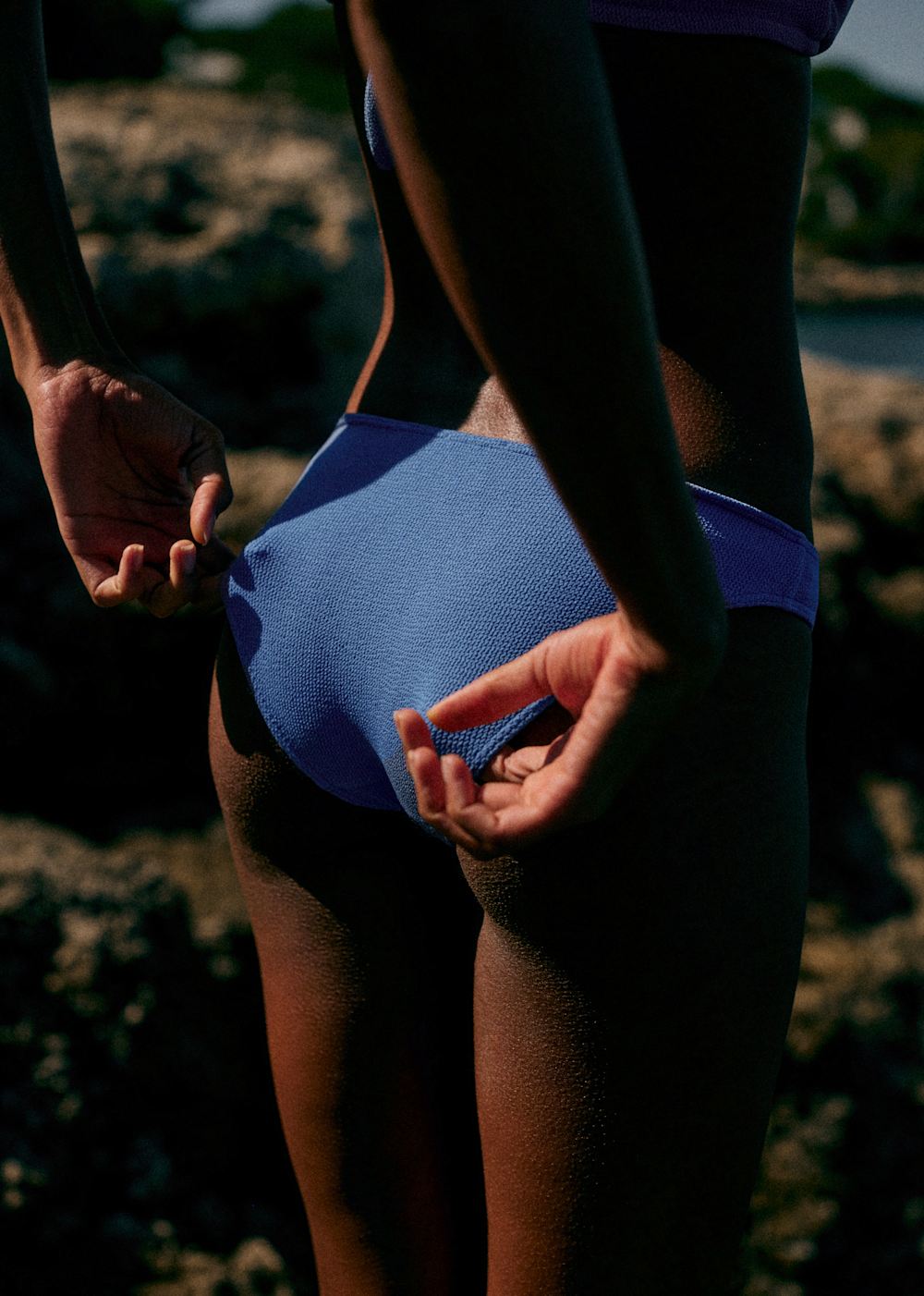 Palmera Bottoms - Sézane x Ysé - Blue Hue