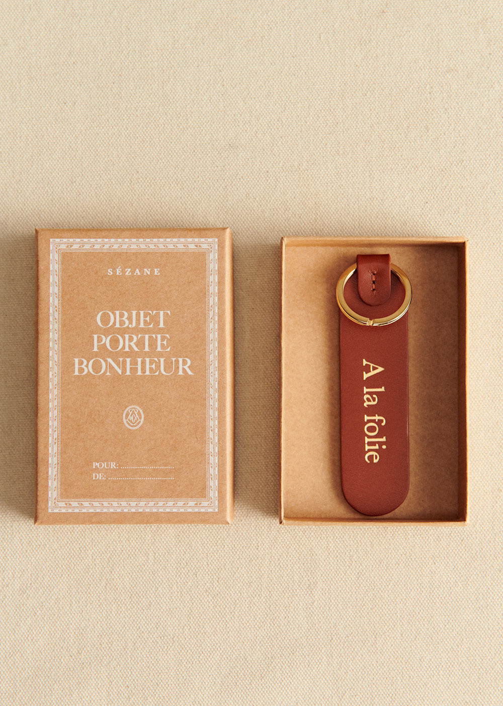 Keychain - A La Folie Brown