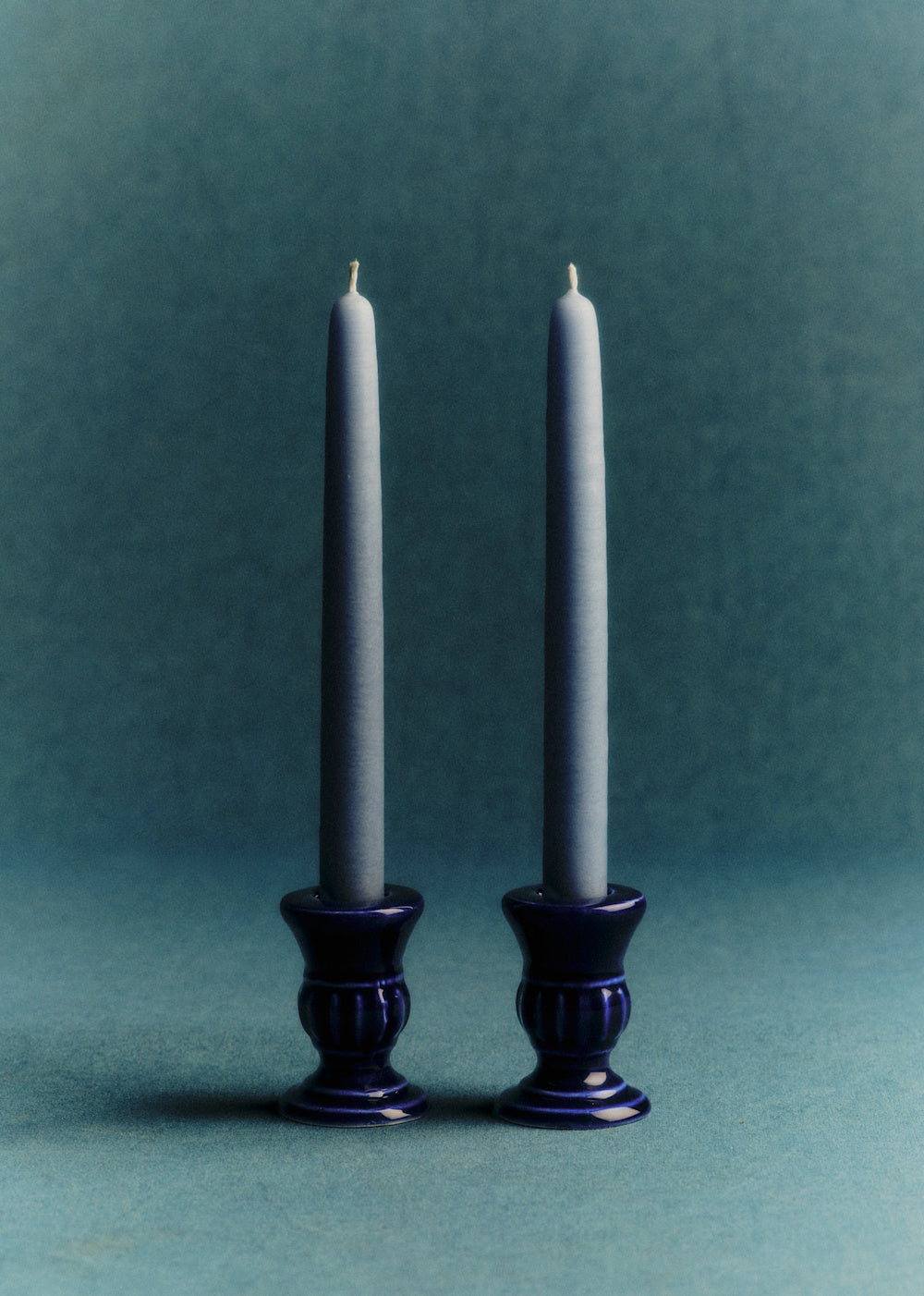 Piano Candle Holder Set - Small Model - Navy Blue
