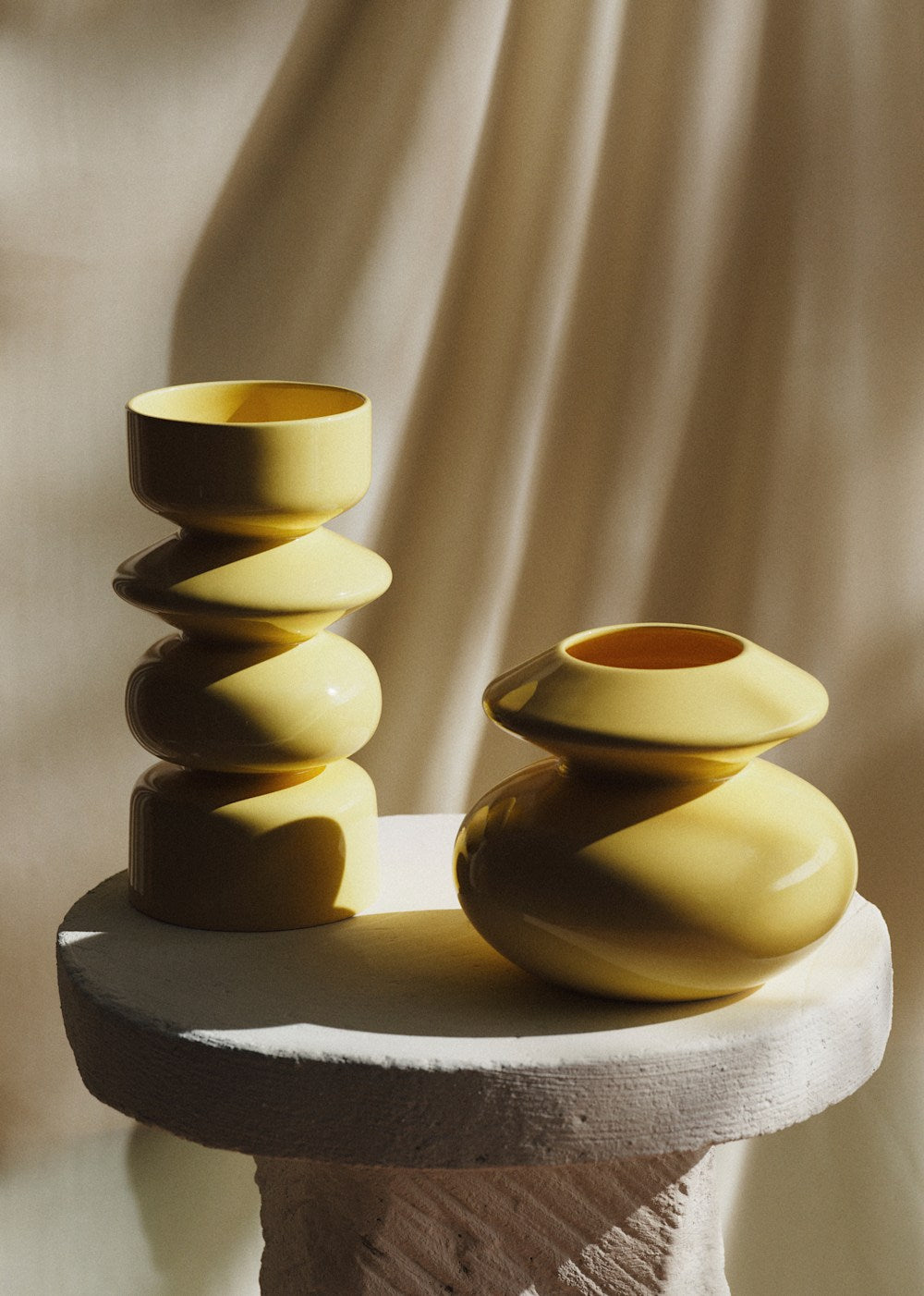Romi Objetti Vase - Small Model Yellow