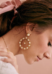 Taylor Earrings - Ecru