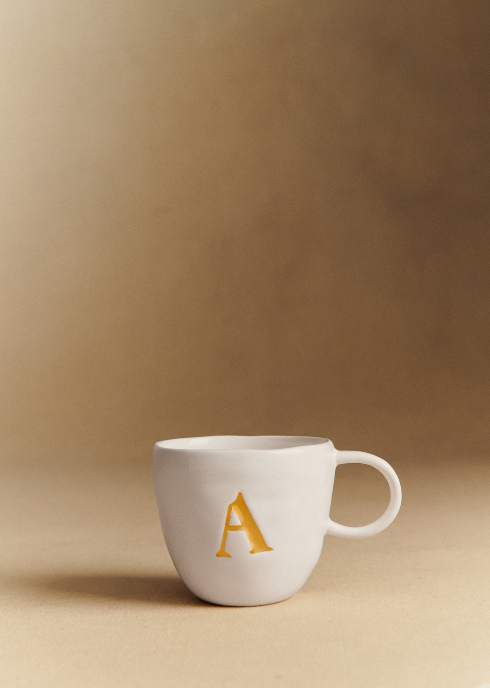 Sézane Maison -  Appolline Mug Ecru - Letter A