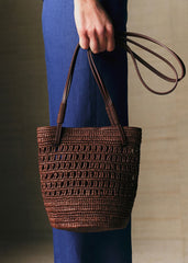 Rosie Basket - Raffia Choco