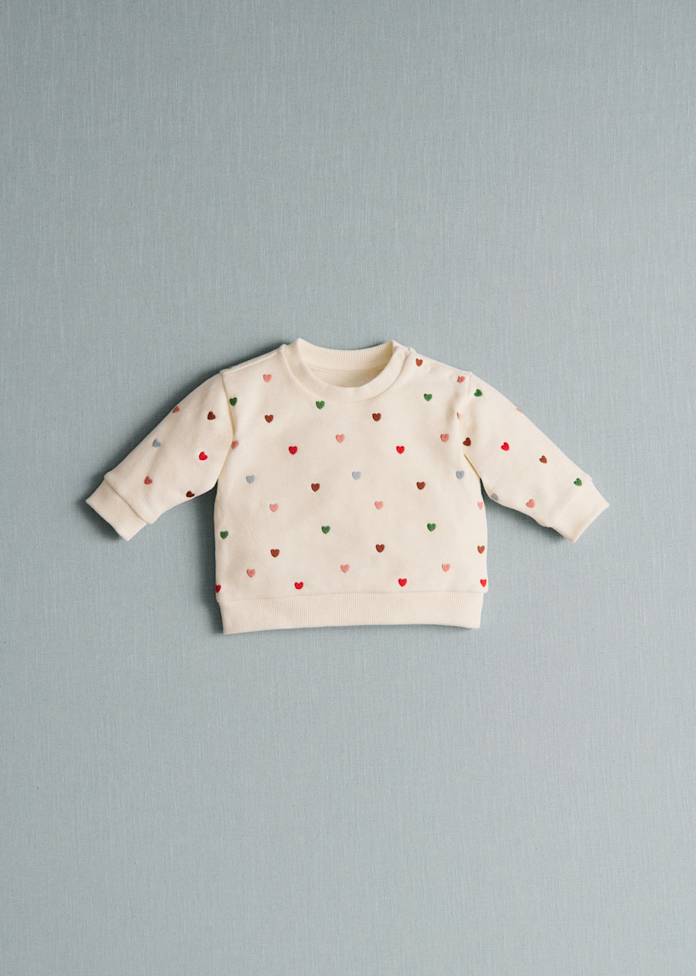 Marceau Sweat-Shirt - Ecru Multico Hearts