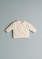Marceau Sweat-Shirt - Ecru Multico Hearts
