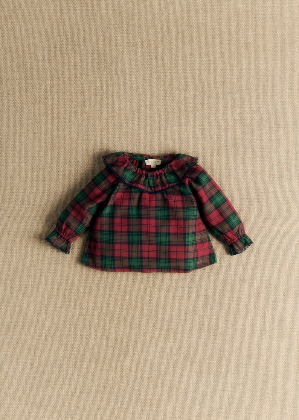 Héloïse Blouse - Red And Green Check