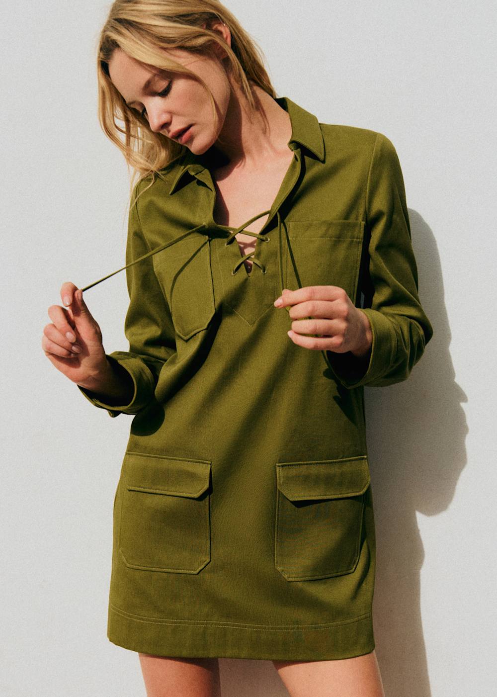 Elaia Dress - Olive