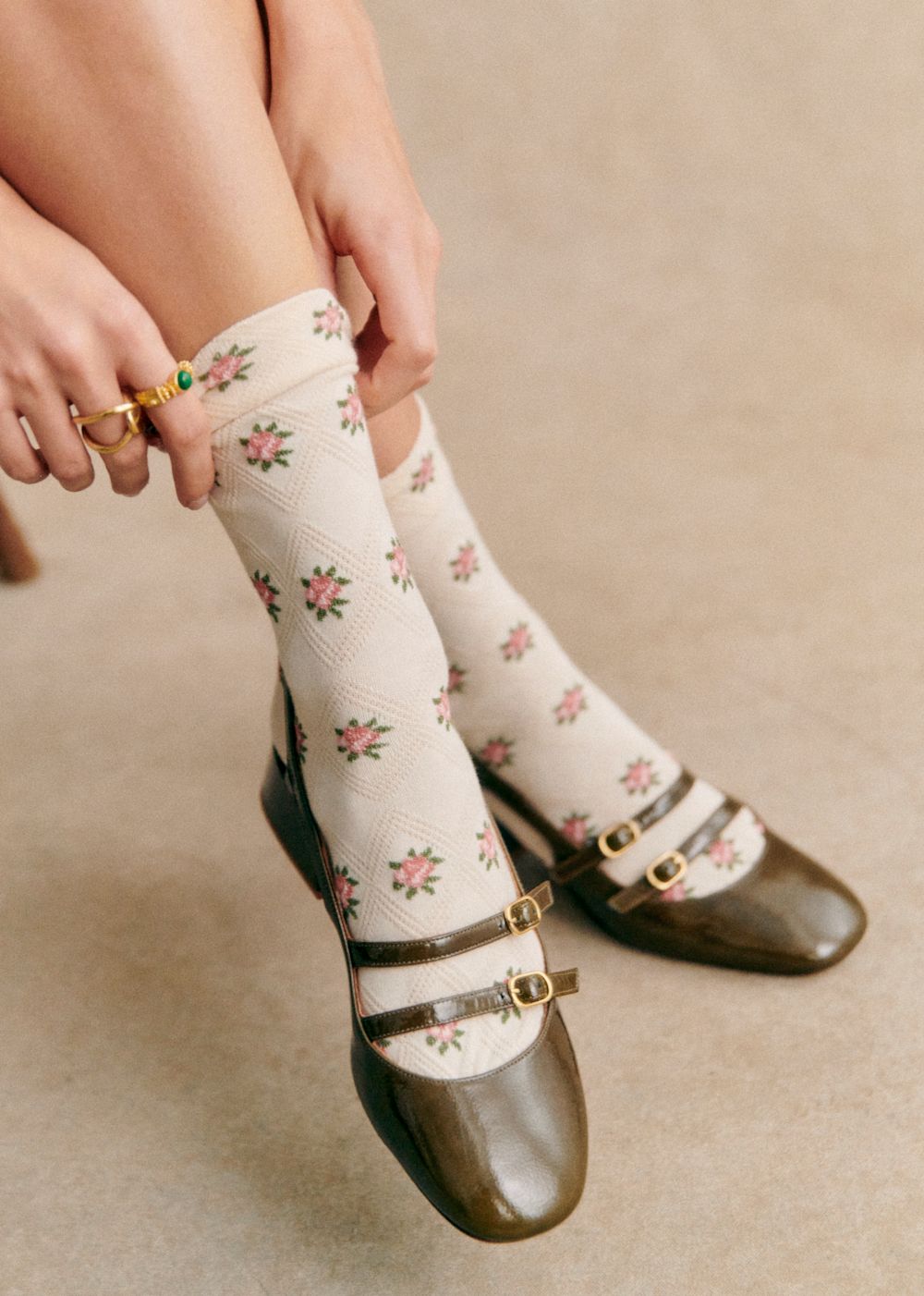 Julia Socks - Ecru