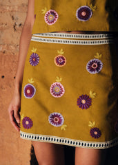 Malia Skirt - Sézane x Inoui Editions - Jungle Placement Embroidery
