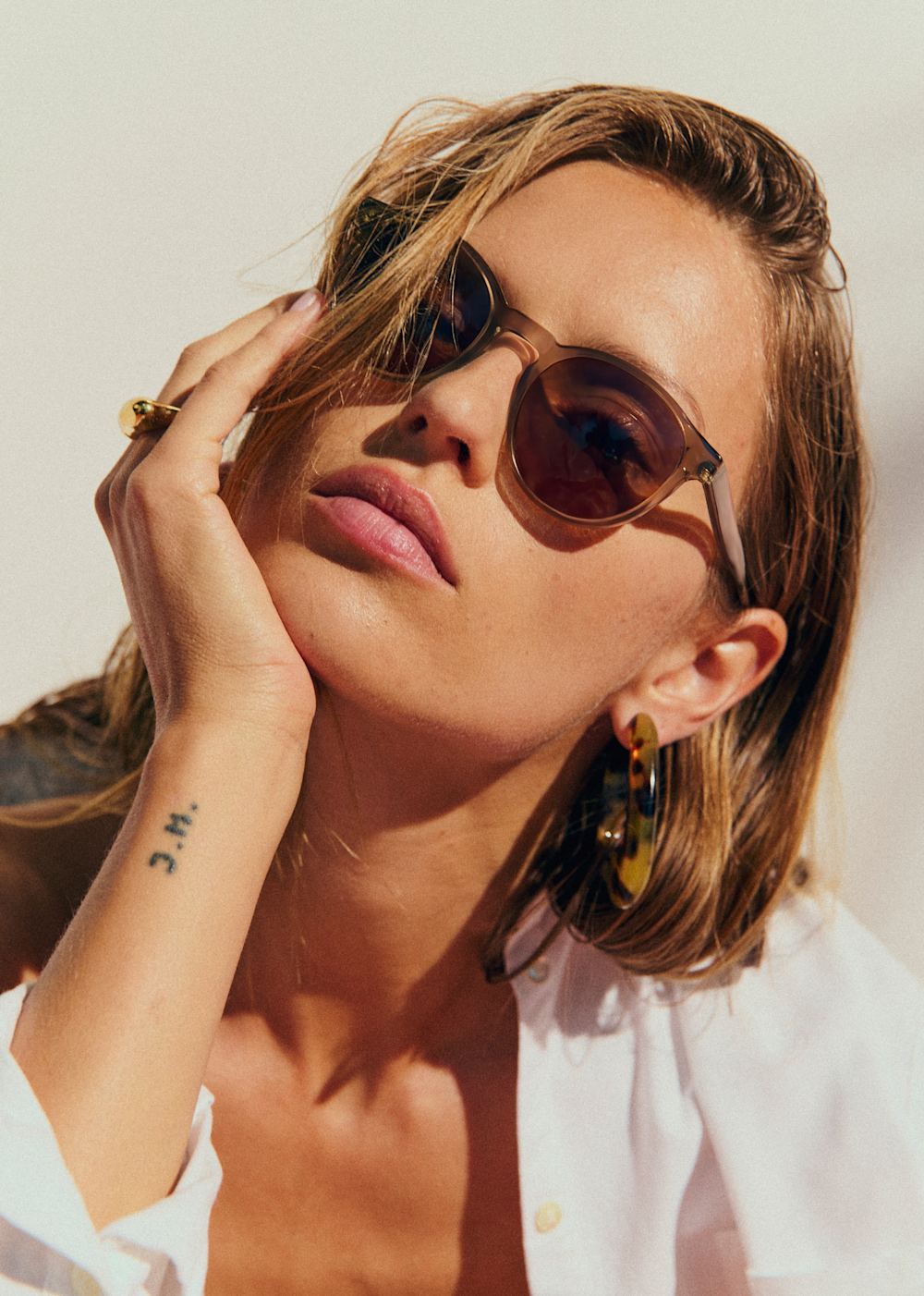 Penelope Sunglasses - Olive Green