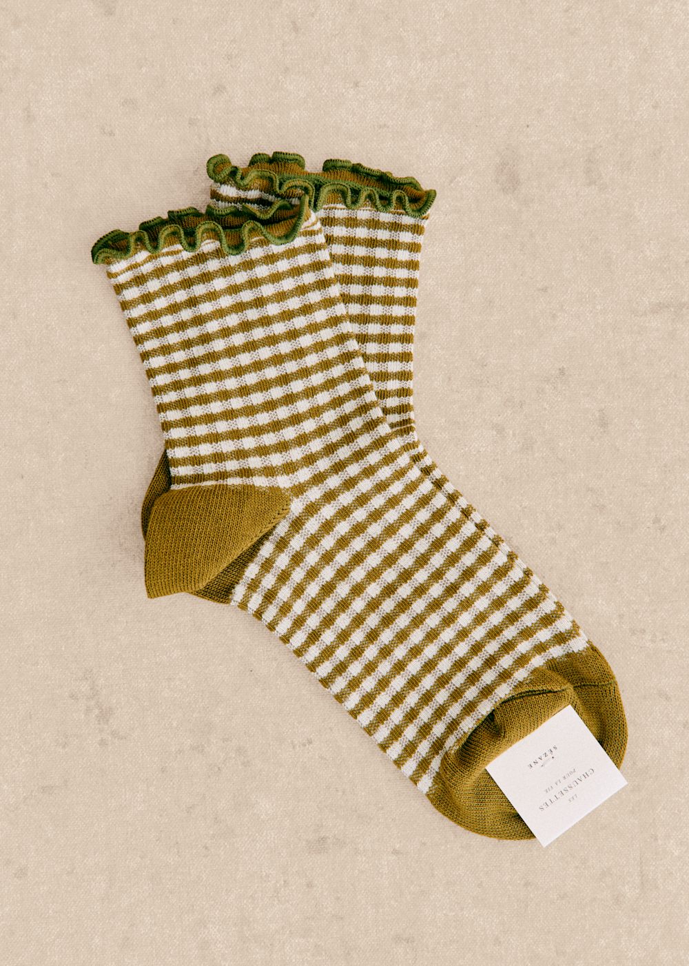 Vichy Socks - Olive