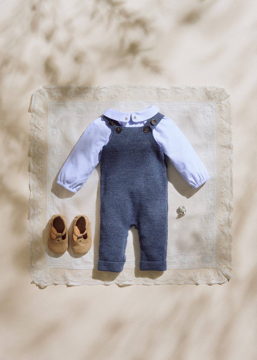 Poussin Jersey jumpsuit - Mottled Blue