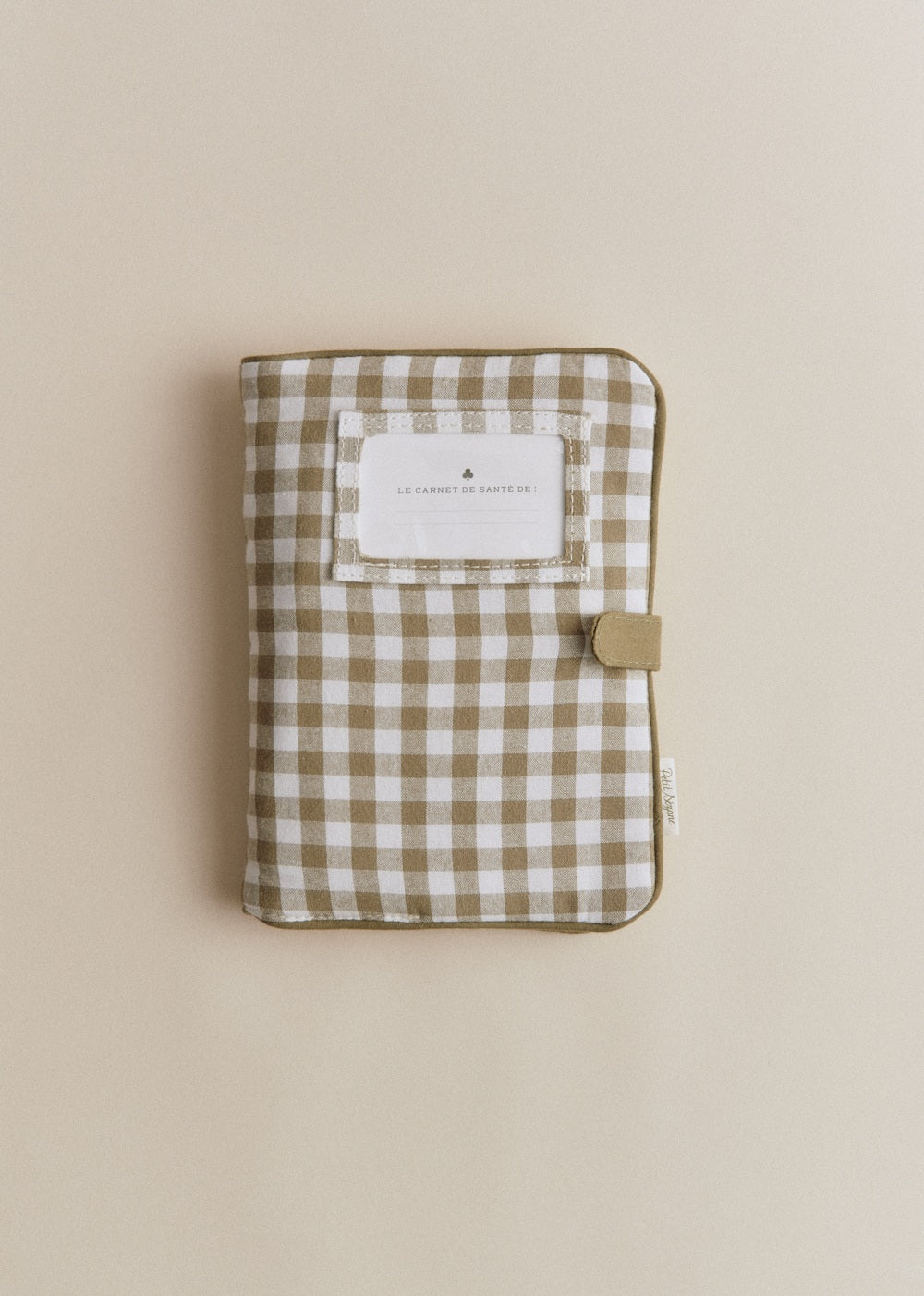 Book Cover - Green Gingham
