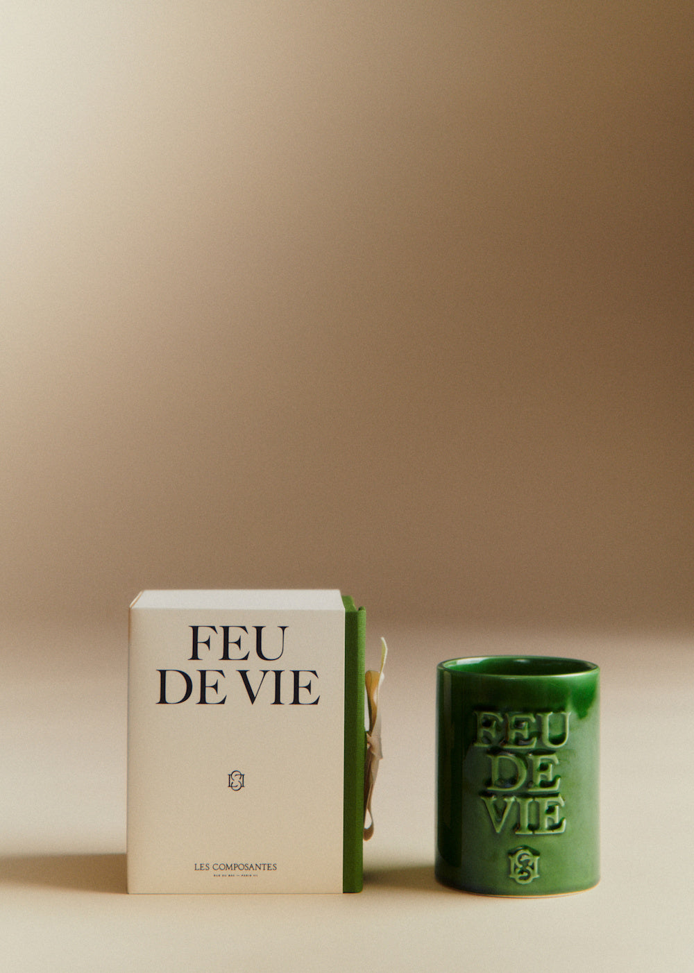 Feu de vie Candle - Basil Green