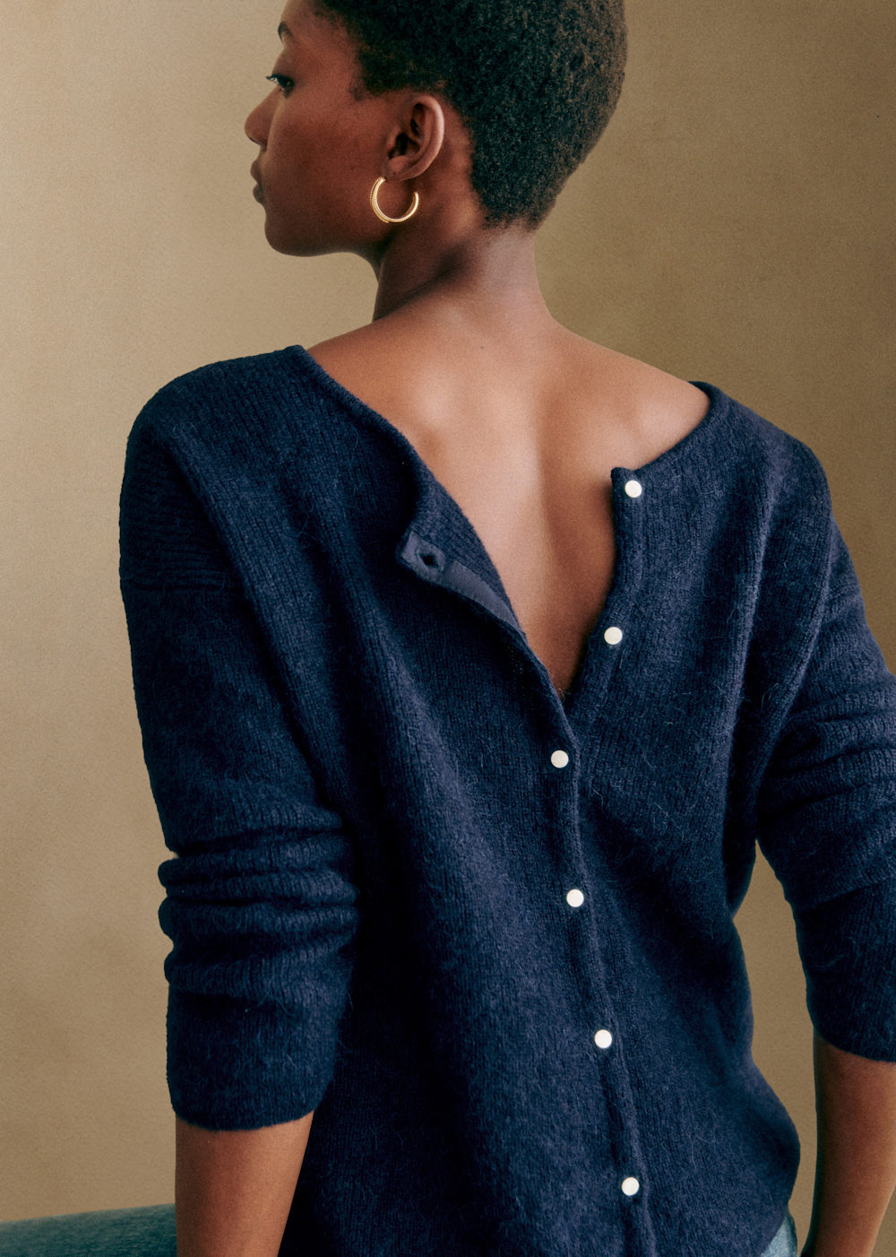 Gaspard Cardigan - Navy