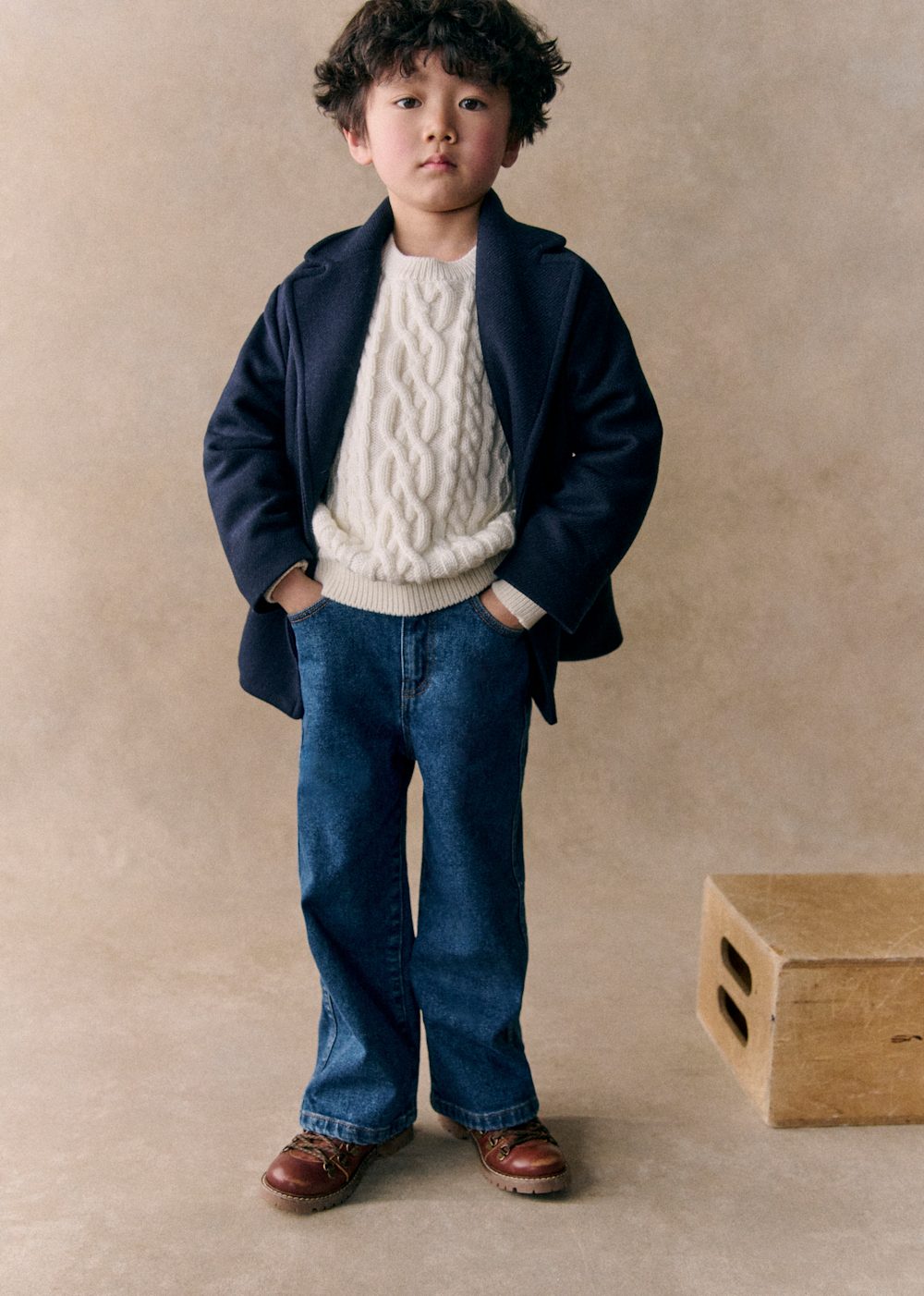 Le Crop - Washed Blue Denim