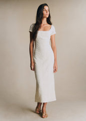 Claudette Dress - Ecru Guipure Lace