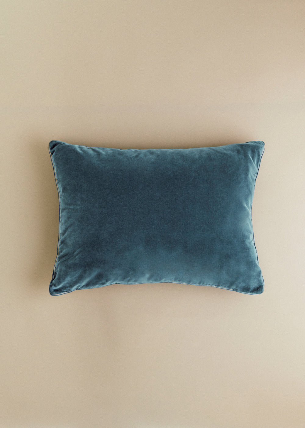 Velvet Edition Cushion - Large model - Blue
