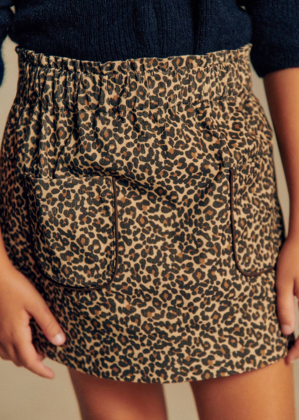 Capucine Skirt - Leopard Beige