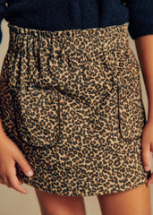 Capucine Skirt - Leopard Beige